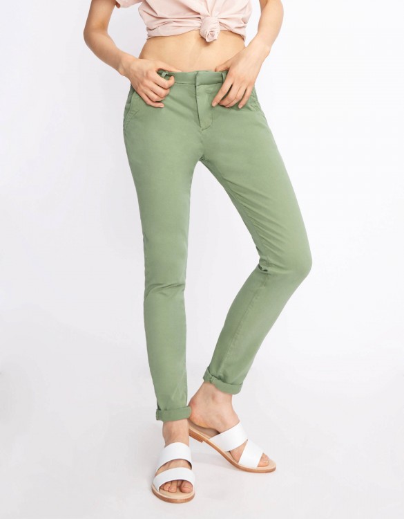 green chino trousers