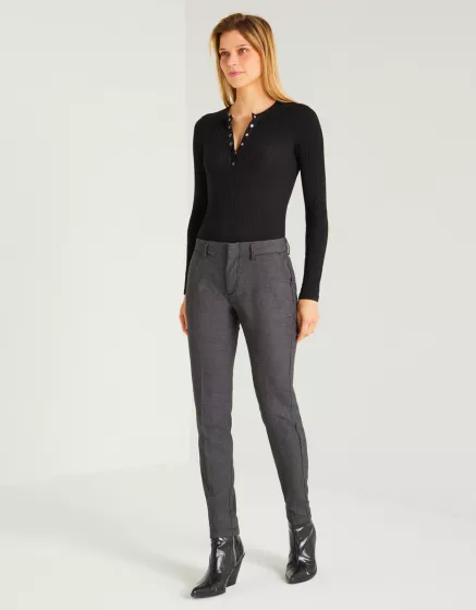 Cigarette trousers sales with boots