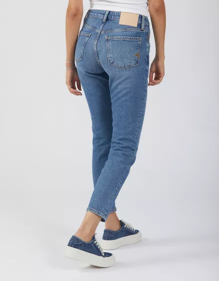 Jean mom top pas cher