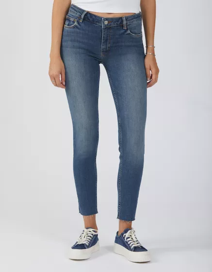 Jean coupe store skinny femme
