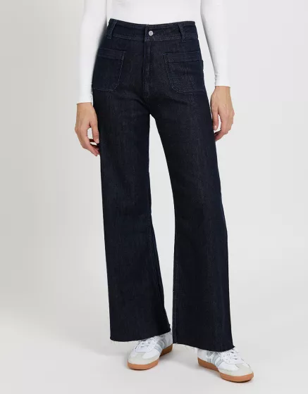 Jeans flare wide fit femme Jeans coupe evasees Reiko Jeans