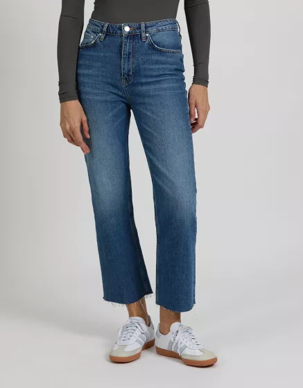 Jeans cropped femme outlet